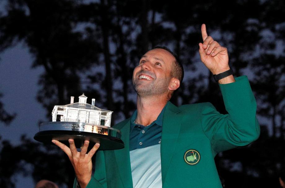  Augusta Masters. Lo spagnolo Sergio Garcia, 37 anni, vincitore dell&#39;edizione 2017 (Reuters)